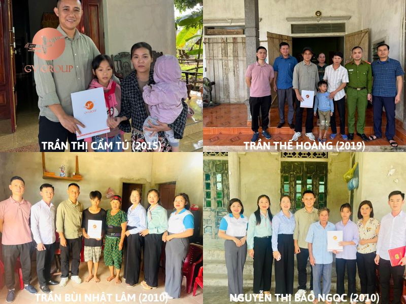 GV Group ghi dấu ấn với các hoạt động thiện nguyện, giúp đỡ các em nhỏ tại Hà Tĩnh